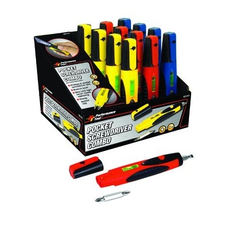 Performance Tool Pocket Screwdriver Combo PTW9161